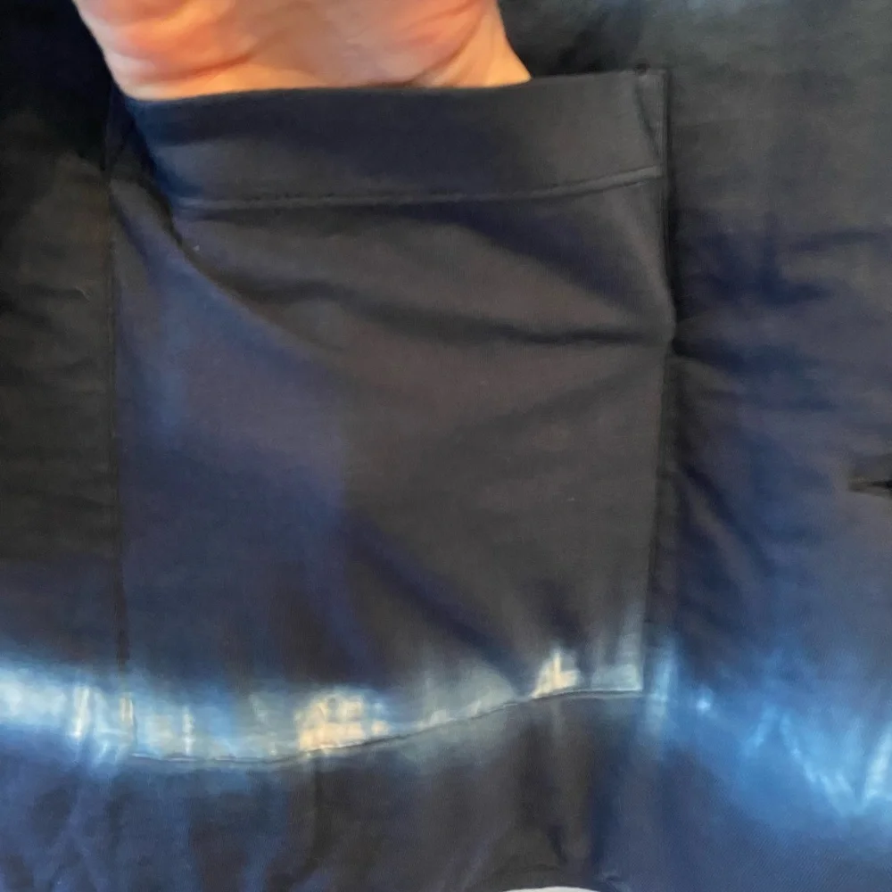 J.Jill Purejill 100% Cotton Navy Blue Quilted Jacket MD Tie Dye Button Front - Picture 3 of 13